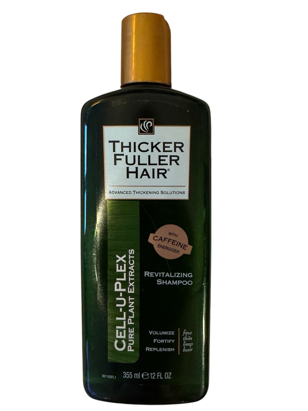 Thicker Fuller Hair Revitalizing Cell-U-Plex with Caffeine Energizer Shampoo